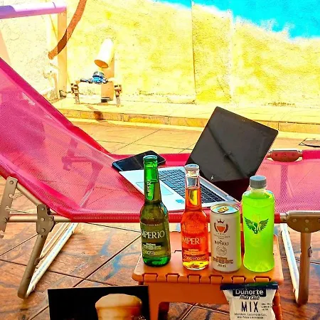 Casario With Terrace Kitchen!Workation Private Entire House For Rent!Monthly Weekly 1 Or 2 People Ok!Gas!Supermarket!Fiber Internet!Rapidbrt Metro2 Station!Nomadremotework!Big Reduction For Over 21 Or 28 Days!Only 1 Ride To City Center Beach